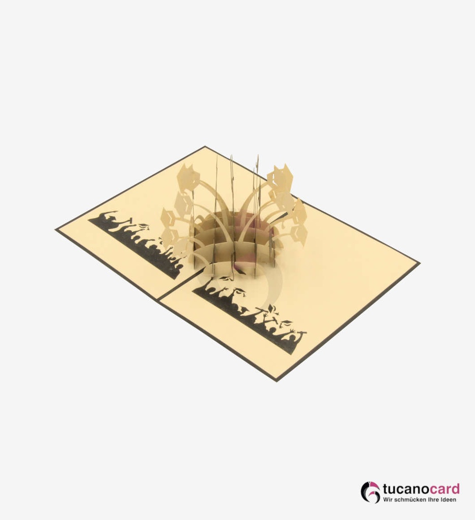 Bachelor-, Absolventen Hut - Schwarz - 12 x 17 cm