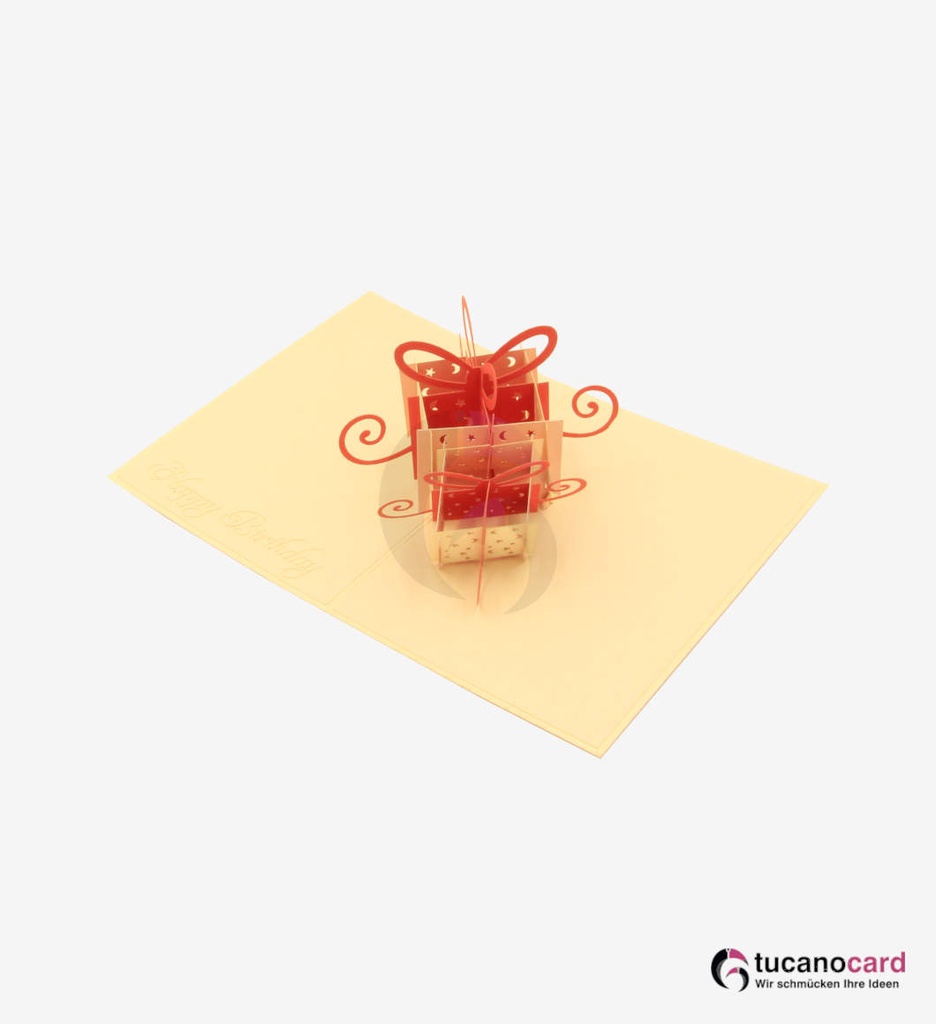 Geburtstagsgeschenke - Beige - 12 x 17 cm