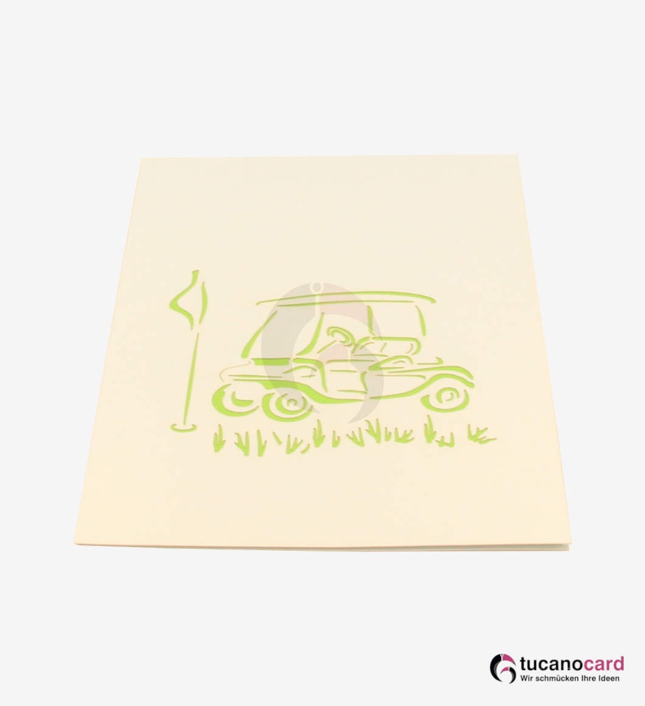 LIMITED EDITION - Golf Caddy - Weiß - 15 x 20 cm